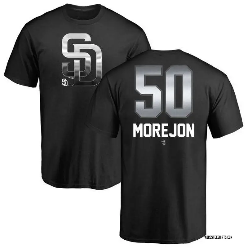 Men's Adrian Morejon San Diego Padres Midnight Mascot T-Shirt - Black