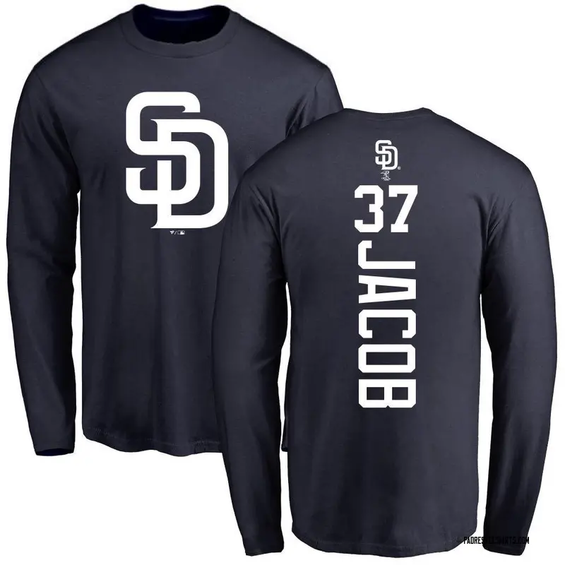 Men's Alek Jacob San Diego Padres Backer Long Sleeve T-Shirt - Navy
