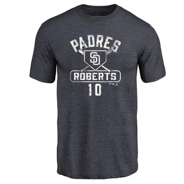 Men's Bip Roberts San Diego Padres Base Runner Tri-Blend T-Shirt - Navy
