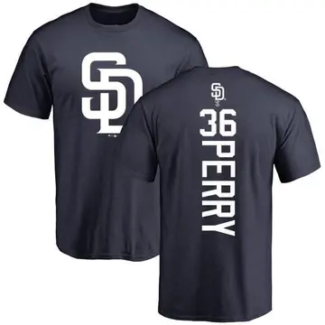 Men's Gaylord Perry San Diego Padres Backer T-Shirt - Navy