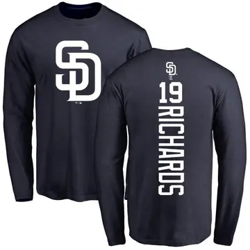 Men's Gene Richards San Diego Padres Backer Long Sleeve T-Shirt - Navy