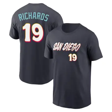 Men's Gene Richards San Diego Padres Navy 2026 City Connect Name & Number T-Shirt