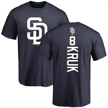 Men's John Kruk San Diego Padres Backer T-Shirt - Navy