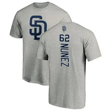 Men's Juan Nunez San Diego Padres Backer T-Shirt - Ash