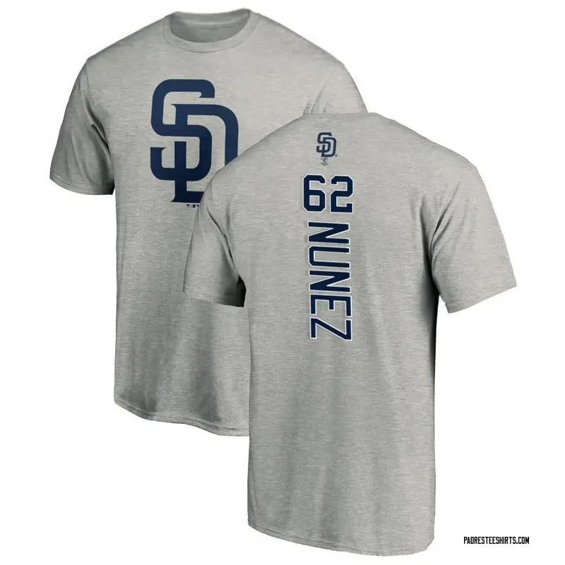 Men's Juan Nunez San Diego Padres Backer T-Shirt - Ash