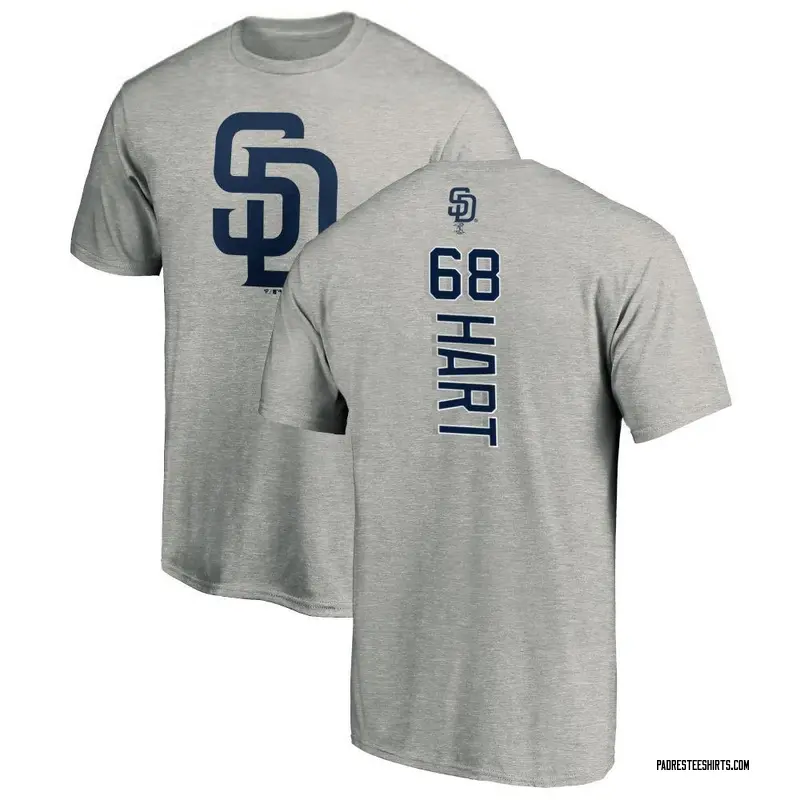 Men's Kyle Hart San Diego Padres Backer T-Shirt - Ash