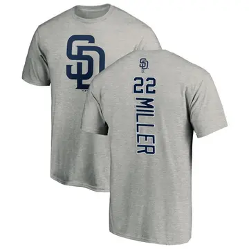 Men's Mason Miller San Diego Padres Backer T-Shirt - Ash