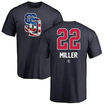 Men's Mason Miller San Diego Padres Name and Number Banner Wave T-Shirt - Navy