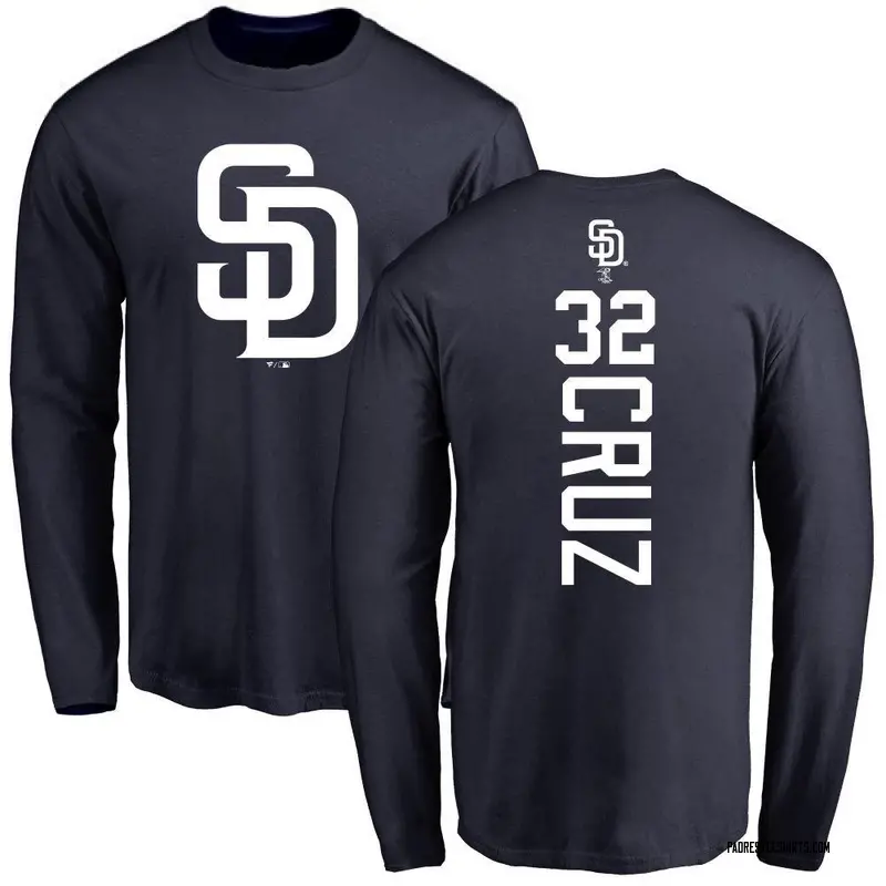 Men's Nelson Cruz San Diego Padres Backer Long Sleeve T-Shirt - Navy