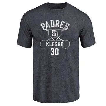 Men's Ryan Klesko San Diego Padres Base Runner Tri-Blend T-Shirt - Navy