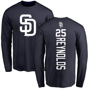 Men's Sean Reynolds San Diego Padres Backer Long Sleeve T-Shirt - Navy