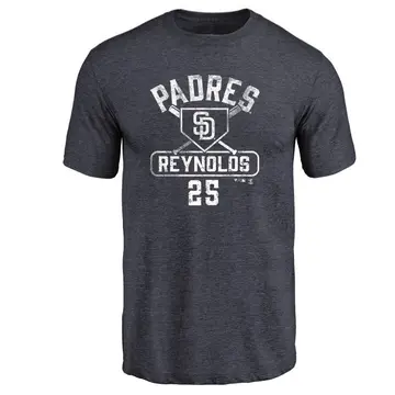 Men's Sean Reynolds San Diego Padres Base Runner Tri-Blend T-Shirt - Navy