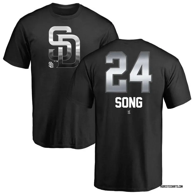 Men's Sung-Mun Song San Diego Padres Midnight Mascot T-Shirt - Black
