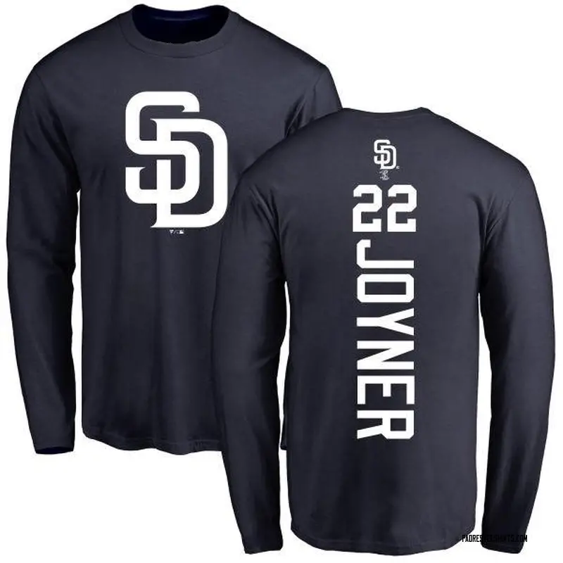 Men's Wally Joyner San Diego Padres Backer Long Sleeve T-Shirt - Navy