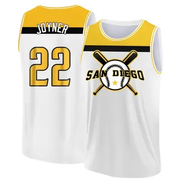 Men's Wally Joyner San Diego Padres White/Yellow Baseball Legend Tank Top