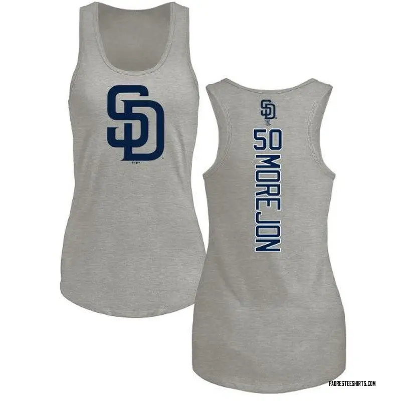 Women's Adrian Morejon San Diego Padres Backer Tri-Blend Tank Top - Ash