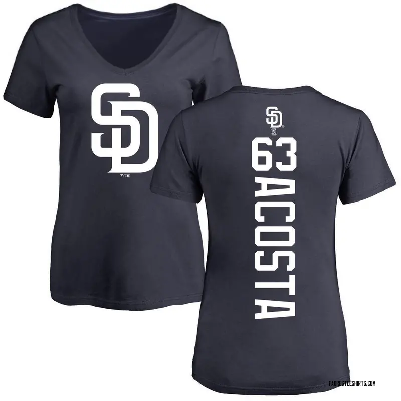 Women's Daison Acosta San Diego Padres Backer Slim Fit T-Shirt - Navy