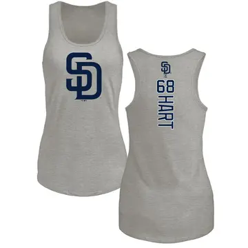 Women's Kyle Hart San Diego Padres Backer Tri-Blend Tank Top - Ash