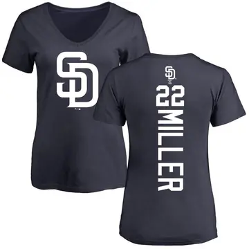 Women's Mason Miller San Diego Padres Backer Slim Fit T-Shirt - Navy