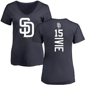 Women's Mike Ivie San Diego Padres Backer Slim Fit T-Shirt - Navy