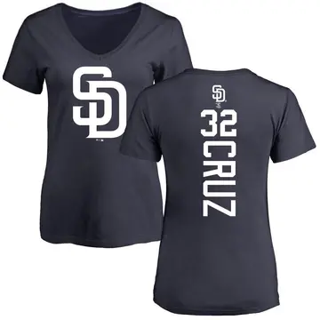 Women's Nelson Cruz San Diego Padres Backer Slim Fit T-Shirt - Navy