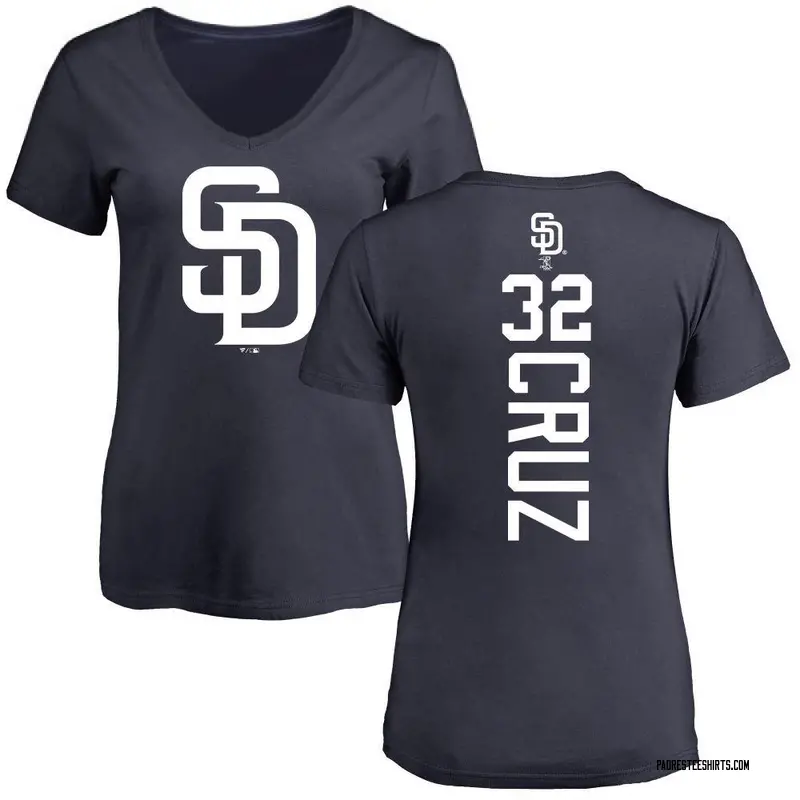 Women's Nelson Cruz San Diego Padres Backer Slim Fit T-Shirt - Navy