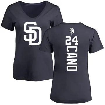 Women's Robinson Cano San Diego Padres Backer Slim Fit T-Shirt - Navy