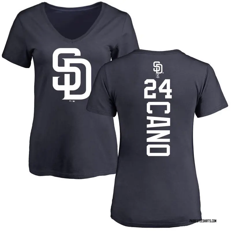 Women's Robinson Cano San Diego Padres Backer Slim Fit T-Shirt - Navy