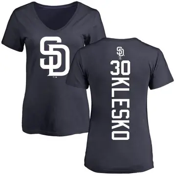 Women's Ryan Klesko San Diego Padres Backer Slim Fit T-Shirt - Navy