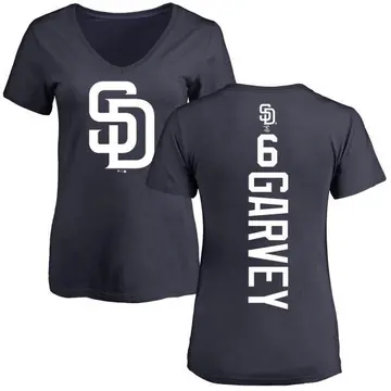 Women's Steve Garvey San Diego Padres Backer Slim Fit T-Shirt - Navy