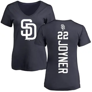 Women's Wally Joyner San Diego Padres Backer Slim Fit T-Shirt - Navy