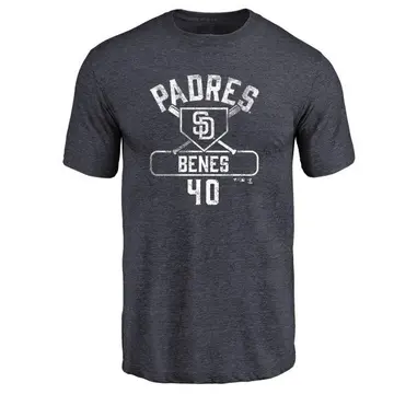 Youth Andy Benes San Diego Padres Base Runner Tri-Blend T-Shirt - Navy