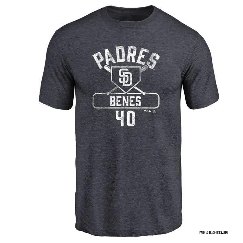 Youth Andy Benes San Diego Padres Base Runner Tri-Blend T-Shirt - Navy