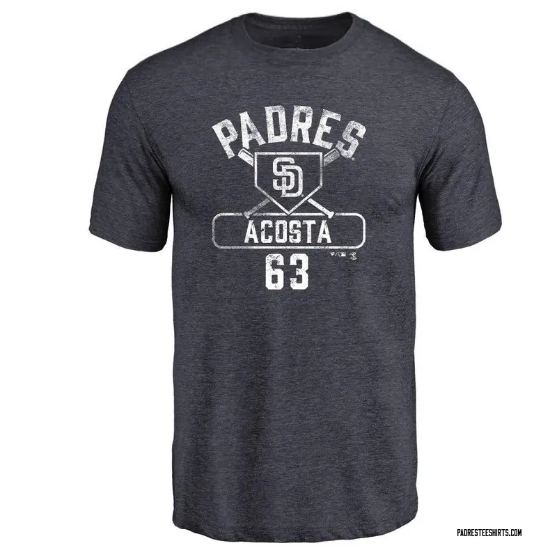 Youth Daison Acosta San Diego Padres Base Runner Tri-Blend T-Shirt - Navy