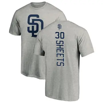 Youth Gavin Sheets San Diego Padres Backer T-Shirt - Ash