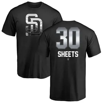 Youth Gavin Sheets San Diego Padres Midnight Mascot T-Shirt - Black
