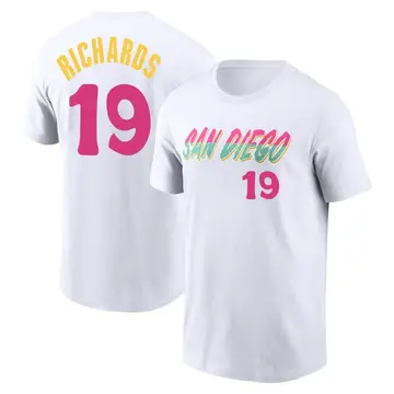 Youth Gene Richards San Diego Padres White 2022 City Connect Name & Number T-Shirt