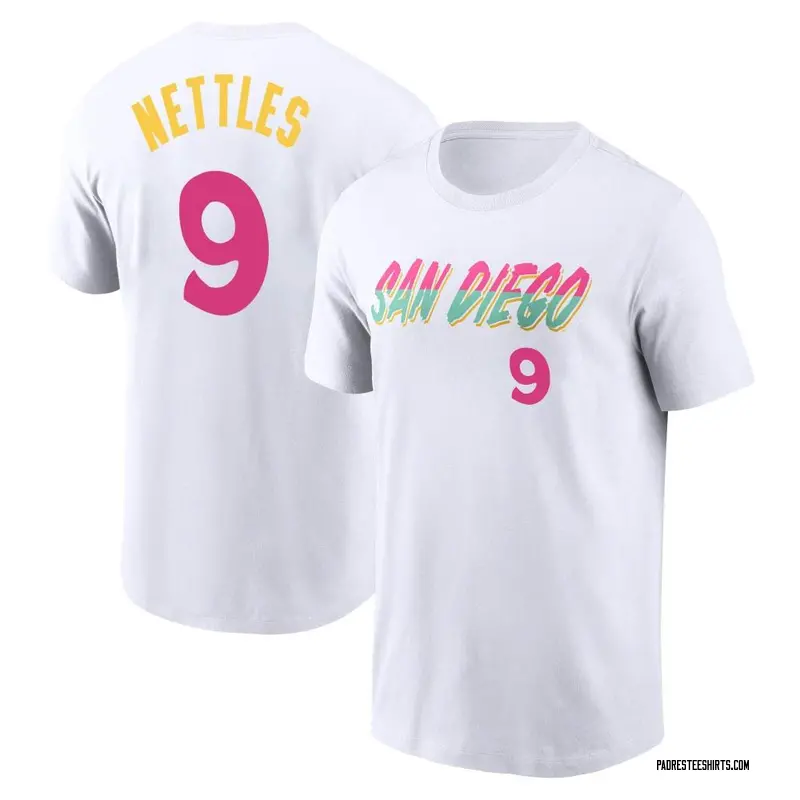 Youth Graig Nettles San Diego Padres White 2022 City Connect Name & Number T-Shirt