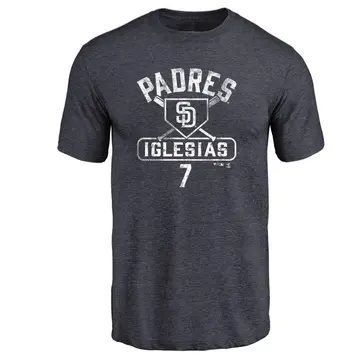 Youth Jose Iglesias San Diego Padres Base Runner Tri-Blend T-Shirt - Navy