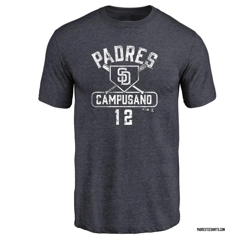 Youth Luis Campusano San Diego Padres Base Runner Tri-Blend T-Shirt - Navy
