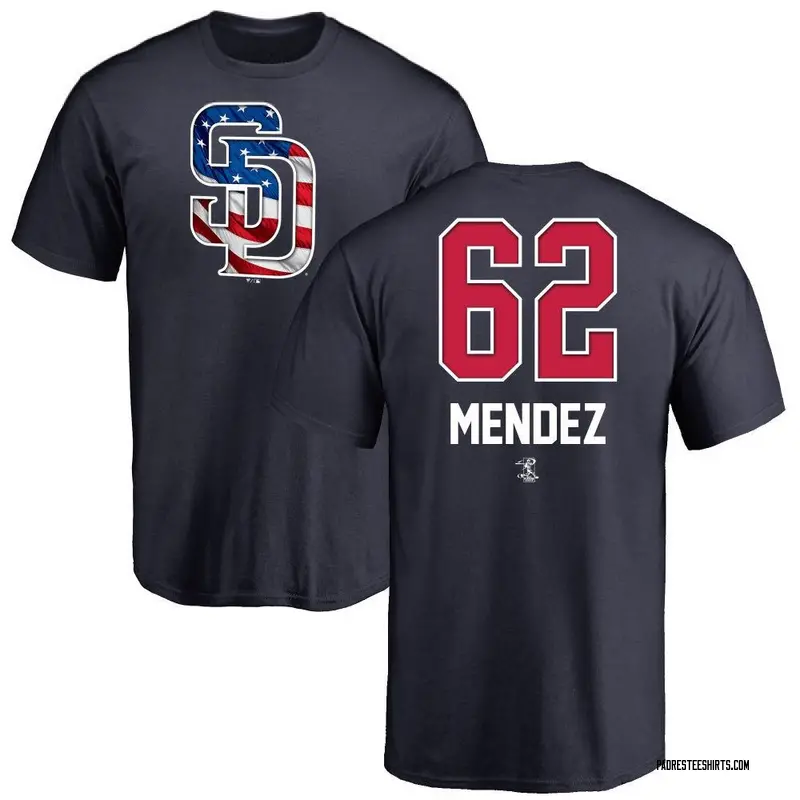 Youth Miguel Mendez San Diego Padres Name and Number Banner Wave T-Shirt - Navy