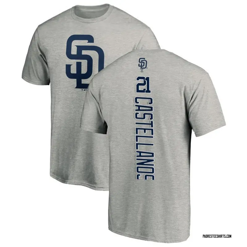 Youth Nick Castellanos San Diego Padres Backer T-Shirt - Ash
