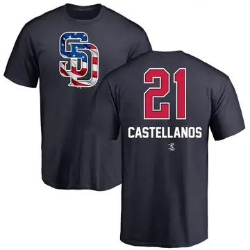 Youth Nick Castellanos San Diego Padres Name and Number Banner Wave T-Shirt - Navy