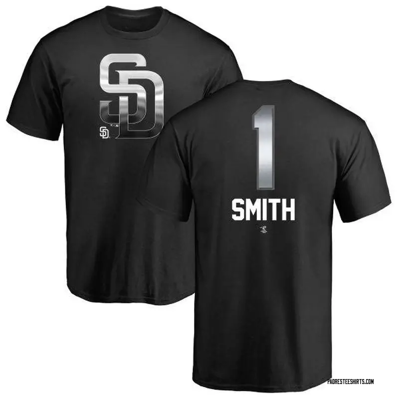 Youth Ozzie Smith San Diego Padres Midnight Mascot T-Shirt - Black