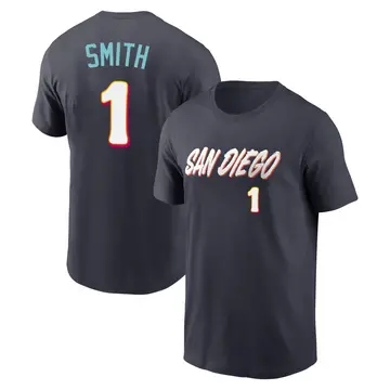 Youth Ozzie Smith San Diego Padres Navy 2026 City Connect Name & Number T-Shirt