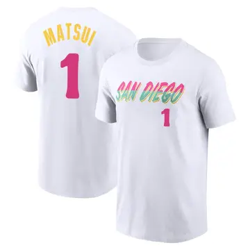 Youth Yuki Matsui San Diego Padres White 2022 City Connect Name & Number T-Shirt